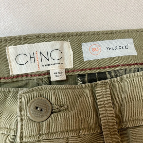Anthropologie Chino 30 (10) Green Shorts - Picture 4 of 5